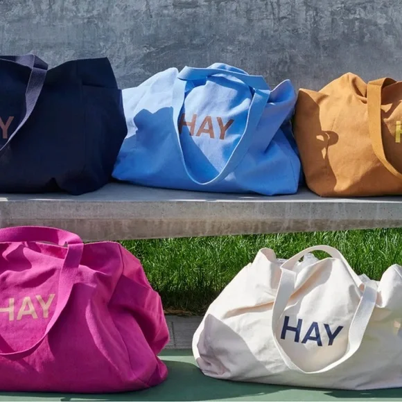 HAY Sky Light Blue Oversized Weekend Bag - Picture 6 of 6